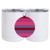 10 oz. White Stainless Steel Short Tumbler Thumbnail