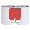 10 oz. White Stainless Steel Short Tumbler Thumbnail