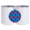 10 oz. White Stainless Steel Short Tumbler Thumbnail