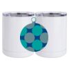 10 oz. White Stainless Steel Short Tumbler Thumbnail