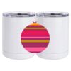 10 oz. White Stainless Steel Short Tumbler Thumbnail