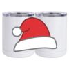 10 oz. White Stainless Steel Short Tumbler Thumbnail