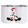 10 oz. White Stainless Steel Short Tumbler Thumbnail