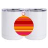 10 oz. White Stainless Steel Short Tumbler Thumbnail
