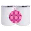 10 oz. White Stainless Steel Short Tumbler Thumbnail