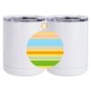 10 oz. White Stainless Steel Short Tumbler Thumbnail