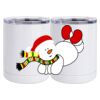 10 oz. White Stainless Steel Short Tumbler Thumbnail