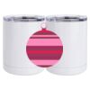 10 oz. White Stainless Steel Short Tumbler Thumbnail
