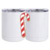 10 oz. White Stainless Steel Short Tumbler Thumbnail