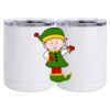10 oz. White Stainless Steel Short Tumbler Thumbnail