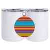 10 oz. White Stainless Steel Short Tumbler Thumbnail