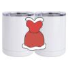 10 oz. White Stainless Steel Short Tumbler Thumbnail