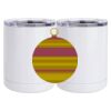 10 oz. White Stainless Steel Short Tumbler Thumbnail