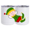 10 oz. White Stainless Steel Short Tumbler Thumbnail