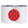 10 oz. White Stainless Steel Short Tumbler Thumbnail