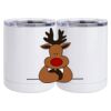 10 oz. White Stainless Steel Short Tumbler Thumbnail