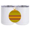 10 oz. White Stainless Steel Short Tumbler Thumbnail