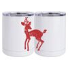 10 oz. White Stainless Steel Short Tumbler Thumbnail
