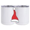 10 oz. White Stainless Steel Short Tumbler Thumbnail