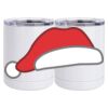 10 oz. White Stainless Steel Short Tumbler Thumbnail