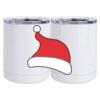 10 oz. White Stainless Steel Short Tumbler Thumbnail