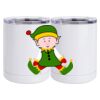 10 oz. White Stainless Steel Short Tumbler Thumbnail