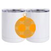 10 oz. White Stainless Steel Short Tumbler Thumbnail