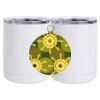 10 oz. White Stainless Steel Short Tumbler Thumbnail
