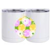10 oz. White Stainless Steel Short Tumbler Thumbnail