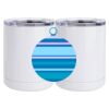 10 oz. White Stainless Steel Short Tumbler Thumbnail