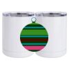 10 oz. White Stainless Steel Short Tumbler Thumbnail