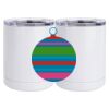 10 oz. White Stainless Steel Short Tumbler Thumbnail