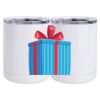 10 oz. White Stainless Steel Short Tumbler Thumbnail