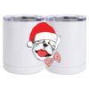 10 oz. White Stainless Steel Short Tumbler Thumbnail