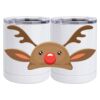10 oz. White Stainless Steel Short Tumbler Thumbnail