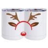 10 oz. White Stainless Steel Short Tumbler Thumbnail