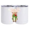 10 oz. White Stainless Steel Short Tumbler Thumbnail