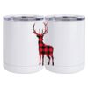 10 oz. White Stainless Steel Short Tumbler Thumbnail