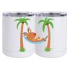 10 oz. White Stainless Steel Short Tumbler Thumbnail