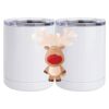 10 oz. White Stainless Steel Short Tumbler Thumbnail