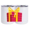 10 oz. White Stainless Steel Short Tumbler Thumbnail