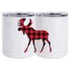 10 oz. White Stainless Steel Short Tumbler Thumbnail