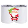 10 oz. White Stainless Steel Short Tumbler Thumbnail