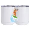 10 oz. White Stainless Steel Short Tumbler Thumbnail