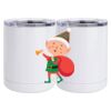 10 oz. White Stainless Steel Short Tumbler Thumbnail