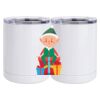 10 oz. White Stainless Steel Short Tumbler Thumbnail