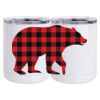 10 oz. White Stainless Steel Short Tumbler Thumbnail