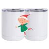 10 oz. White Stainless Steel Short Tumbler Thumbnail