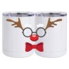 10 oz. White Stainless Steel Short Tumbler Thumbnail