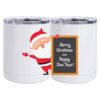 10 oz. White Stainless Steel Short Tumbler Thumbnail